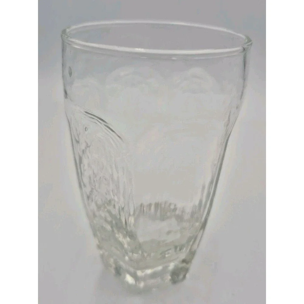 Vintgage Libbey Chivalry Clear Glasses  (Set of 4) Pristine! 5.25 Inches